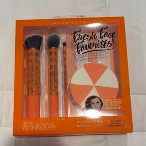 Real techniques fresh face favorites 4 tools for a natural look makeup brushes
